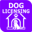 Dog license icon